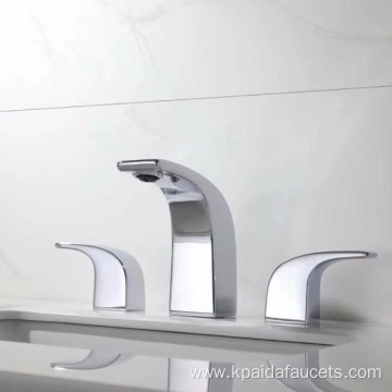 Modern Brass Antique Chrome Basin Faucet